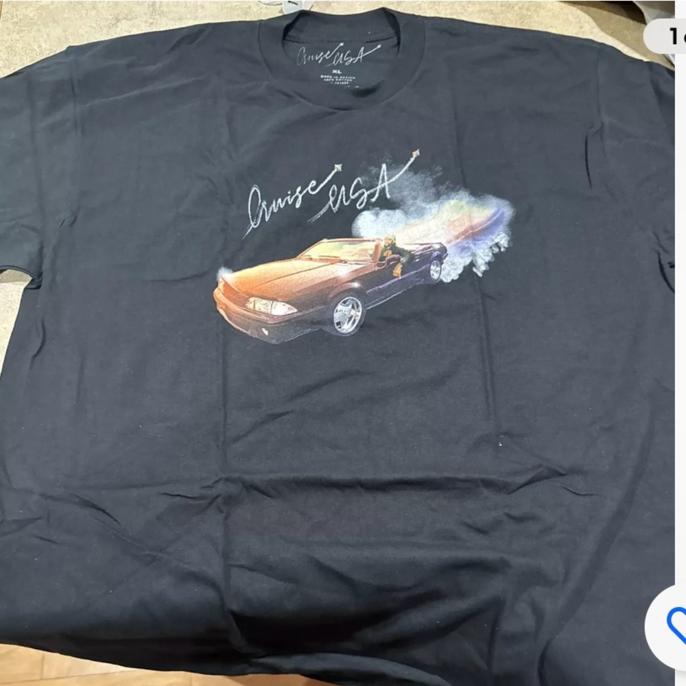 Brand new, Larry Jude, midnight organic T-shirt, short sleeve